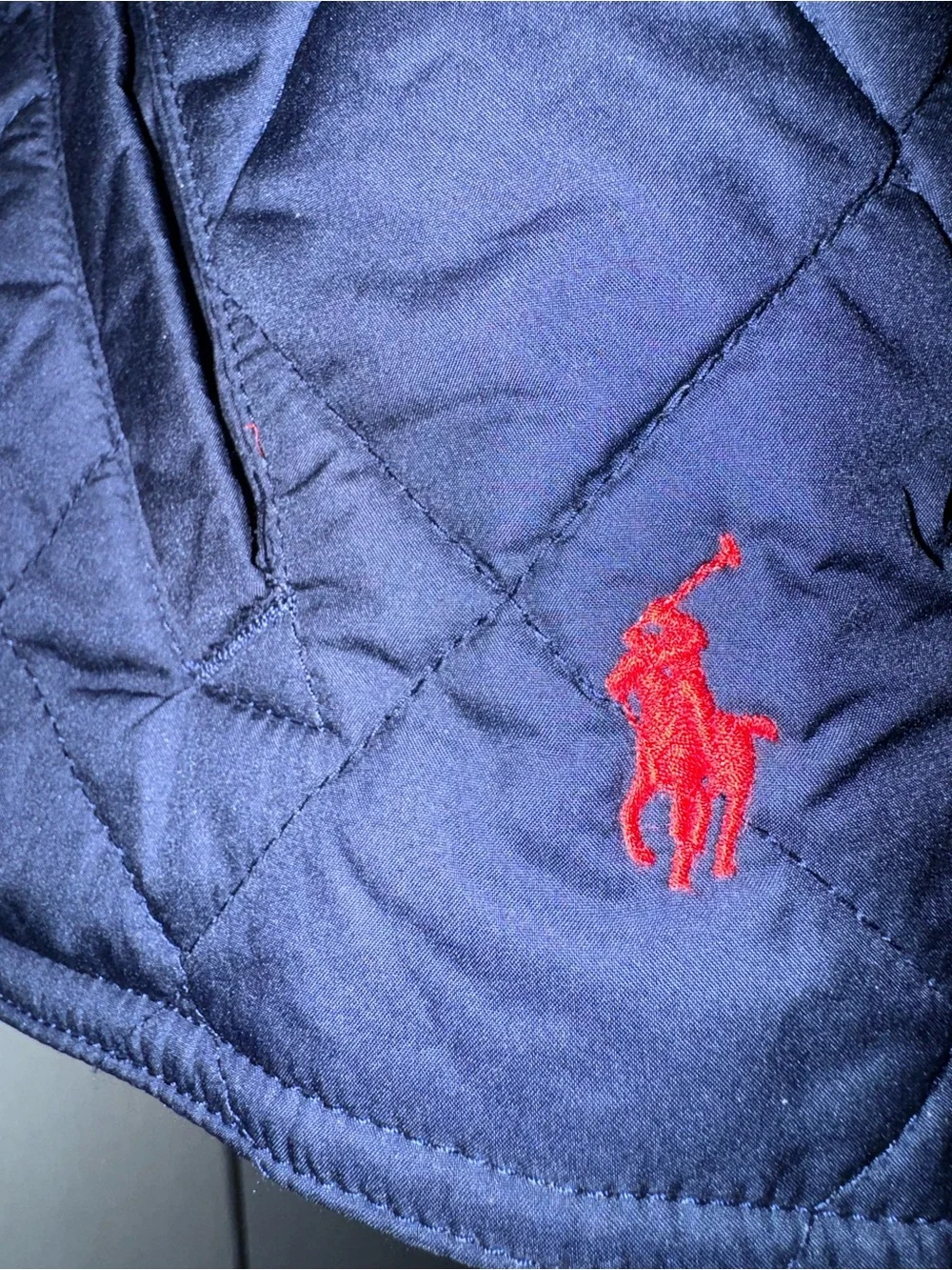 Polo by Ralph Lauren Navy Quilted Puffer Jacket